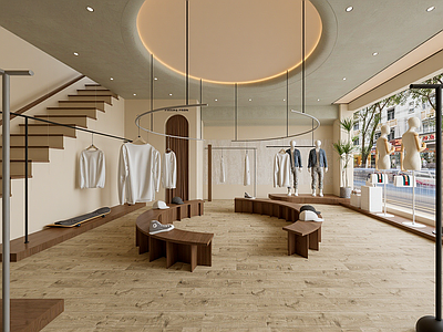 中式服装店 中古服装店 衣服 男装女装