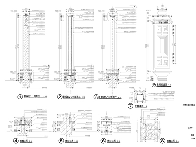 中式灯具图库 景观灯 特色景观灯 施工图
