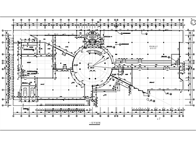 现代办公楼建筑 样品展示厅办公楼 施工图