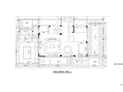 中式庭院 中式庭院 花园庭院 私家庭院 庭院铺装 施工图