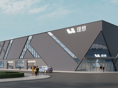 现代汽车专卖店外观