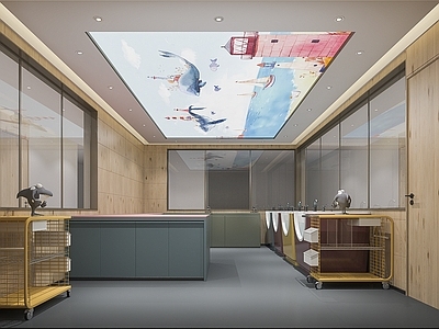 现代母婴店 儿童洗澡游泳室