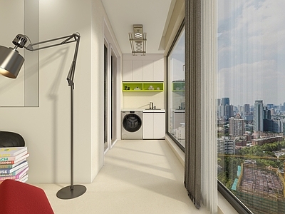 奶油阳台 生活阳台 多巴胺阳台