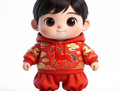 玩具 手办 公仔 过年人物