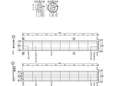 柱子节点 铝板圆柱节点图 施工图