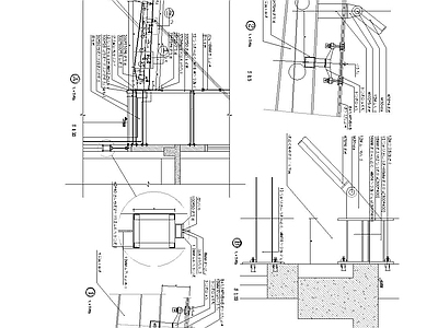 屋檐节点 门头雨蓬节点图 施工图