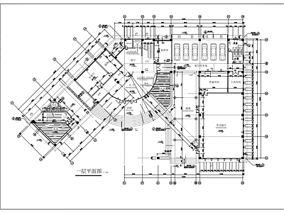 现代办公楼建筑 水利局办公楼建筑 施工图