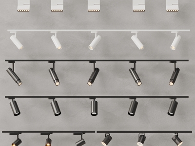 现代筒灯射灯 转向 磁吸筒灯射灯