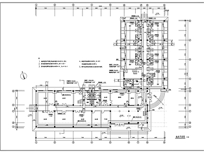 现代办公楼建筑 宿办综合楼建筑 方案 施工图