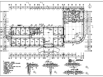 现代办公楼建筑 检察院办公楼建施 施工图