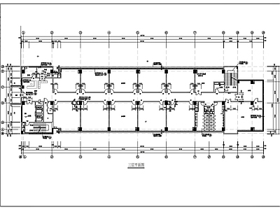 现代办公楼建筑 电子研发楼建施 施工图