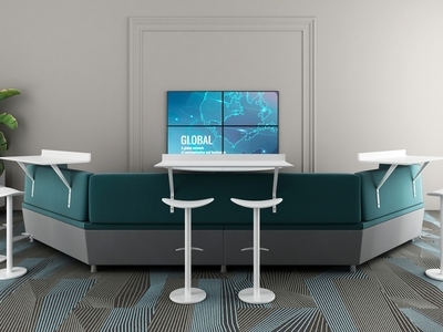 现代会议桌椅组合 会议室