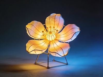 现代新中式景观灯 彩灯 花灯 桃花灯 元宵节 美陈