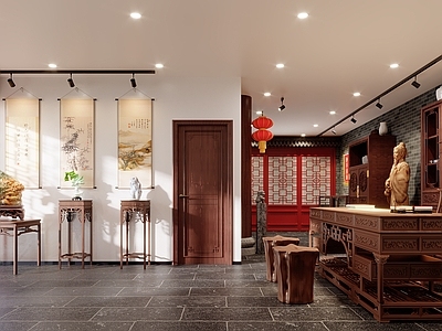 中式新中式药店 中医馆 医疗馆