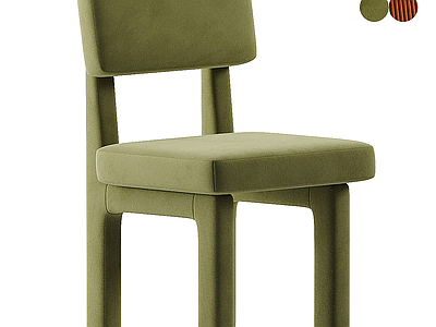 现代欧式餐椅 布椅 木椅