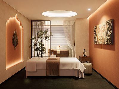 现代轻奢其他店铺 SPA 美容院 按摩店