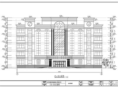 现代办公楼建筑 办公楼方案 施工图