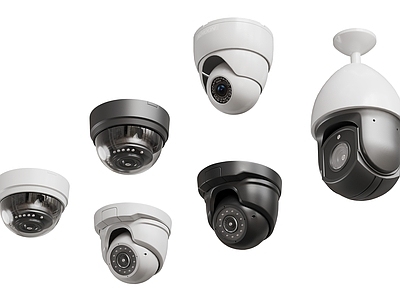 现代监控室 现代监控设备 智能监控 摄像头 办公监控设备