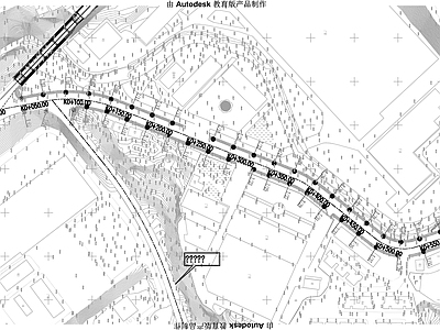 景观平面图 道路景观照明平面 施工图