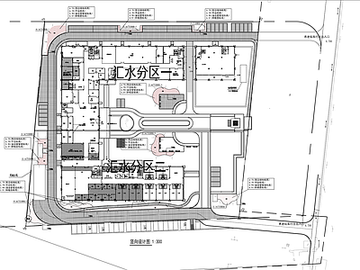 消防给水系统 6层养老院 海绵城市 施工图