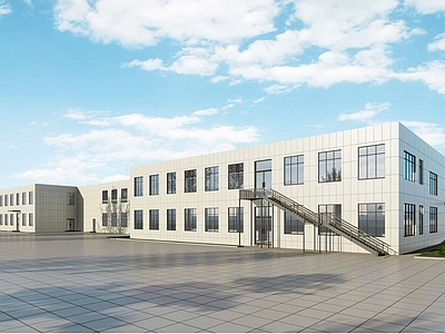 现代工业其他公共建筑 办公楼 厂区办公 建筑 综合楼