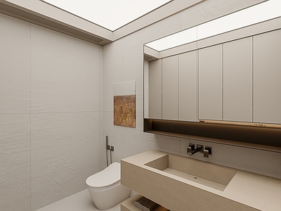 现代极简卫生间 极简卫生间 现代卫生间 卫生间台盆