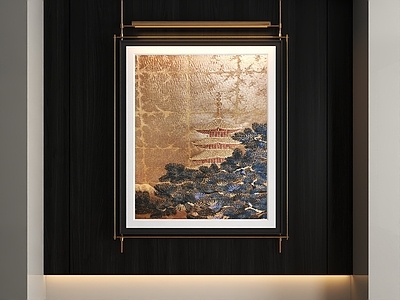 现代日式挂画 字画 书房挂画 茶室挂画 客厅挂画 玄关挂画