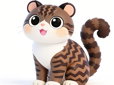 玩具 手办 公仔 狸花猫