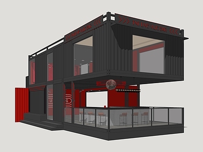 集装箱 商业集装箱 集装箱建筑 集市集装箱 休闲商业街