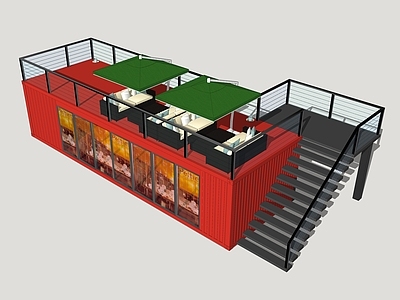 集装箱 集市集装箱 商业集装箱 休闲商业街 休闲咖啡吧