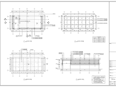 现代廊架 非机动车库廊架 非机动车库出入口 施工图