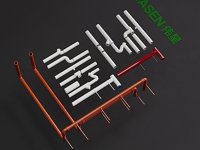 管道 现代管道 PVC管道 五金水管 龙头三通 水管拐角