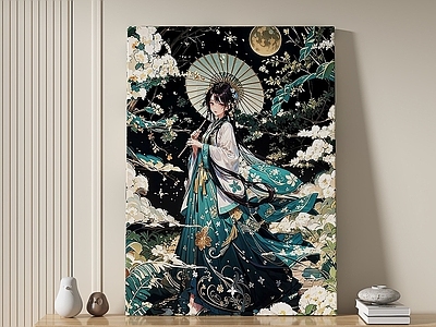 现代中古挂画 书房挂画 客厅挂画 玄关挂画 办公室挂画 女孩房挂画