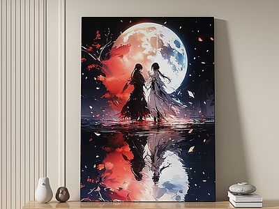 现代中古挂画 书房挂画 客厅挂画 玄关挂画 办公室挂画