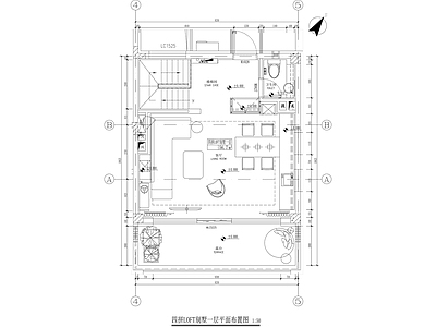 酒店客房 客 施工图