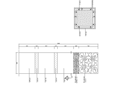 柱子节点 石材方柱节点图 施工图
