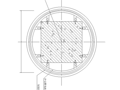 柱子节点 石材方柱节点图 施工图