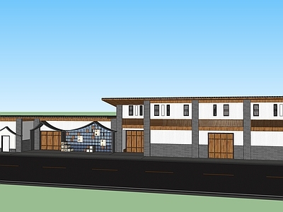 新中式古建筑 古建 外立面改造 新中式