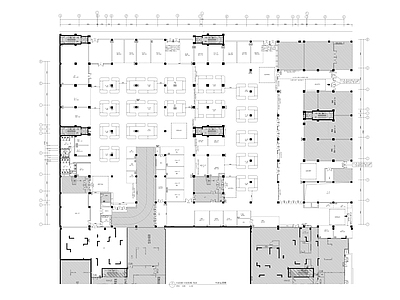 现代农贸市场 农贸市场平面方案 施工图