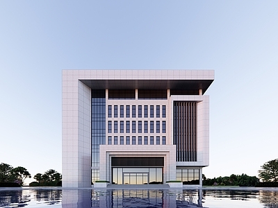 现代简约图书馆 学校图书馆 艺术馆