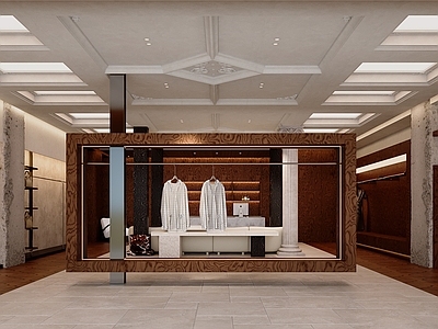 新中式服装店 侘寂中古风服装店 女装店 男装店