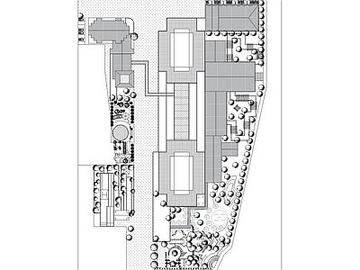现代新中式商业街 现代商业街 滨水景观 仿古建筑 临街建筑 施工图