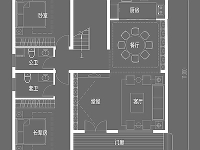 别墅 农村自建房 别墅 施工图