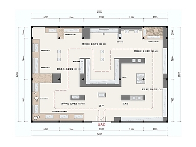 文化展厅 历史文物展厅 博物馆 施工图