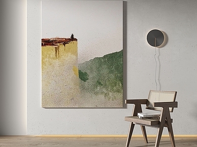 现代简约挂画 中古装饰画