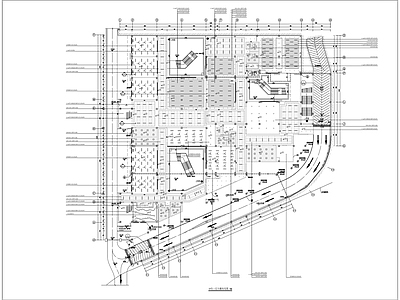 现代学校 小学内 施工图