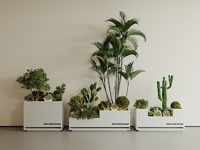 现代简约花箱 现代极简花箱 户外花箱