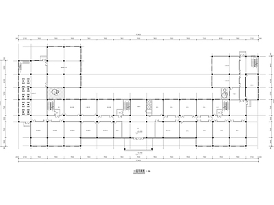 现代简约办公楼建筑 办公楼平面图 多层办公楼 教学办公楼 教学楼 办公建筑 施工图