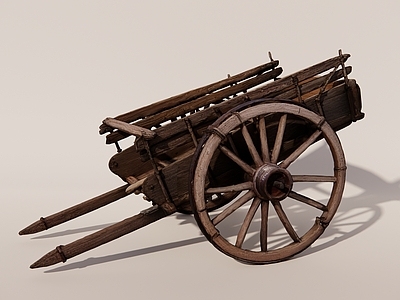 其他工业设备 农用推车 破旧推车