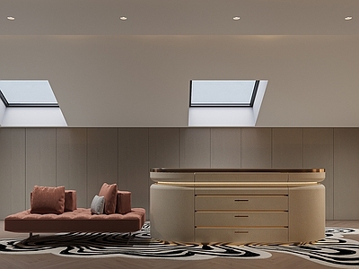 现代轻奢衣帽间